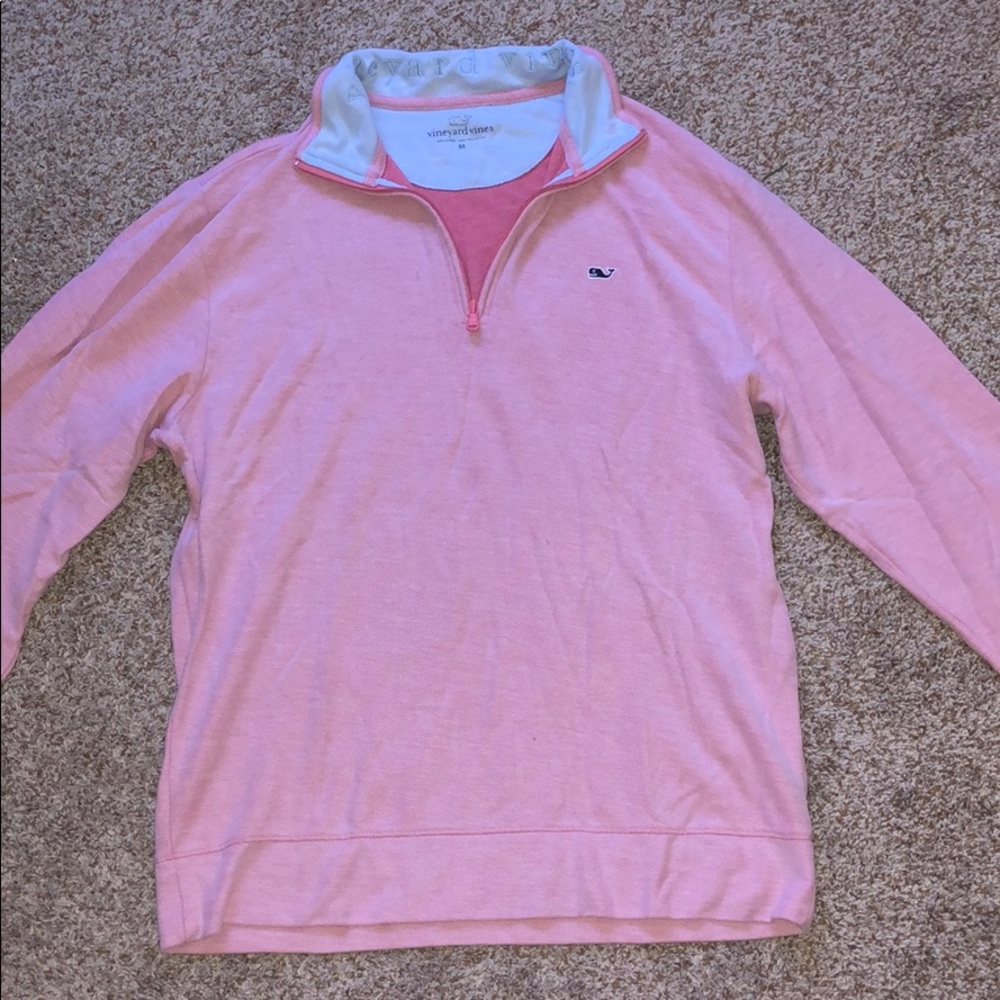 Pink Vineyard Vines Pullover